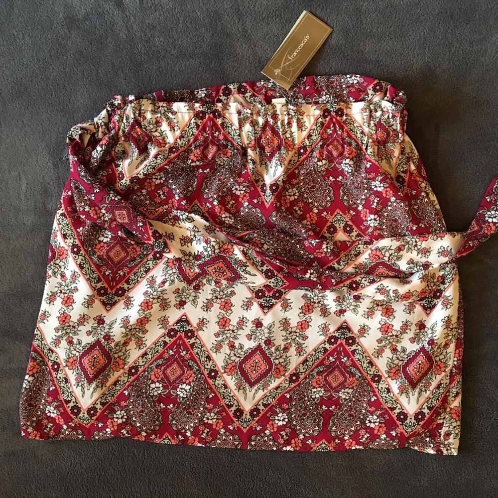 Francesca’s Floral Skirt